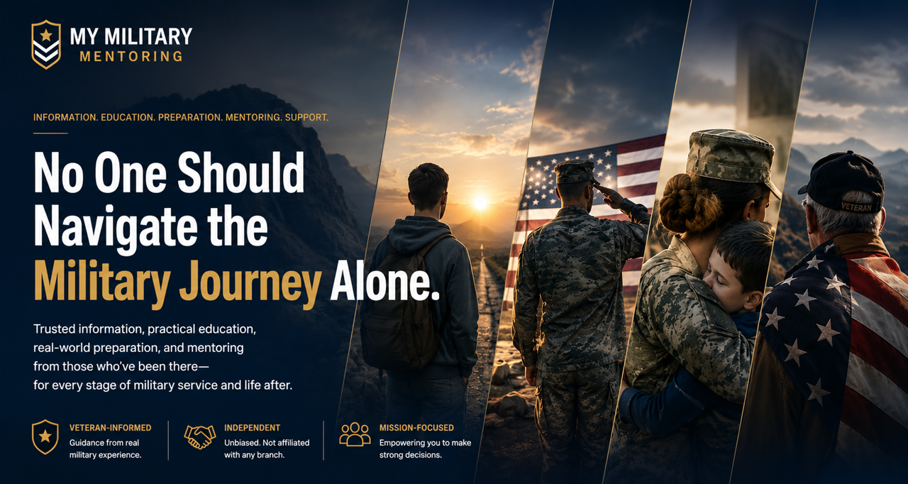 My Military Mentoring support throughout the military journey
