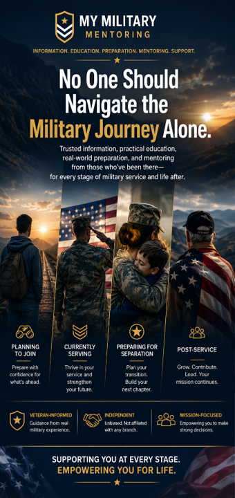 My Military Mentoring support throughout every stage of military service